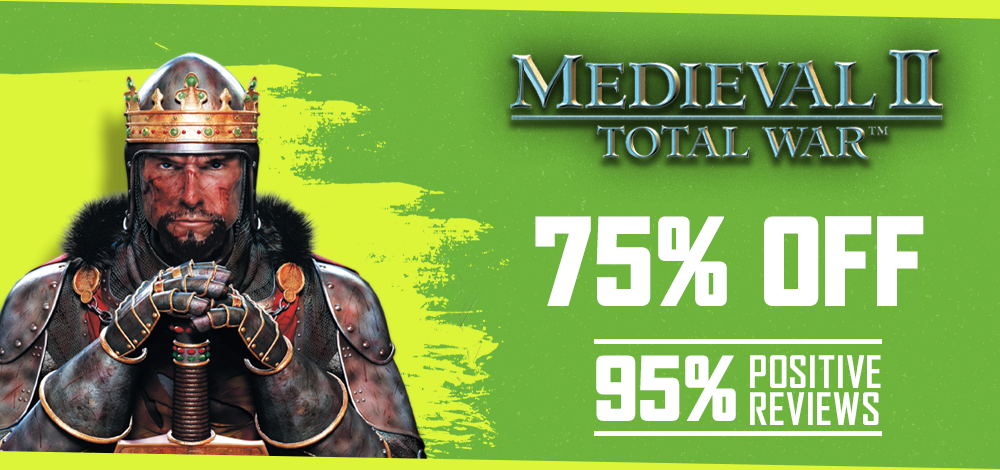 Total Wat Medieval 2, 75% off