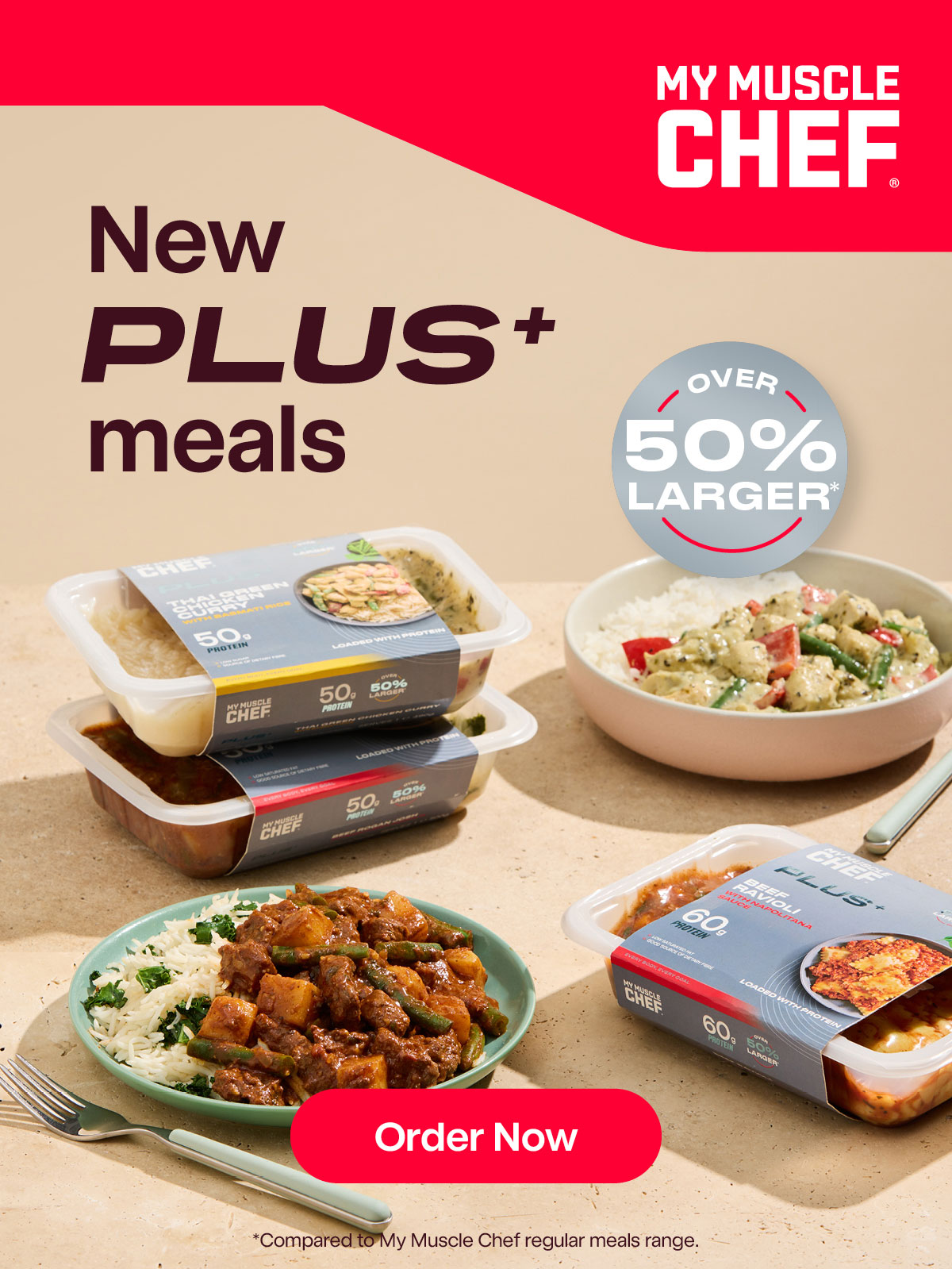 My Muscle Chef, add more muscle with new PLUS+ meals 💪 My Muscle Chef