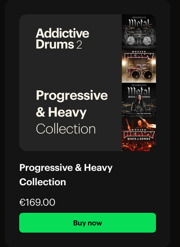 Addictive Drums 2 Progressive & Heavy Collection