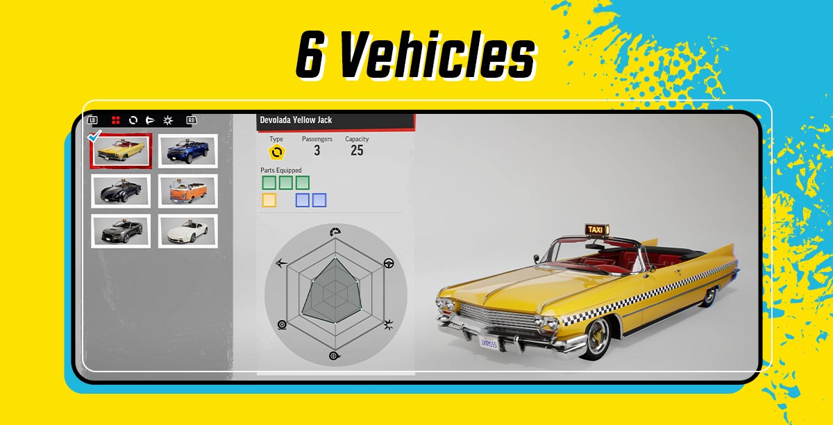 6 Vehicles