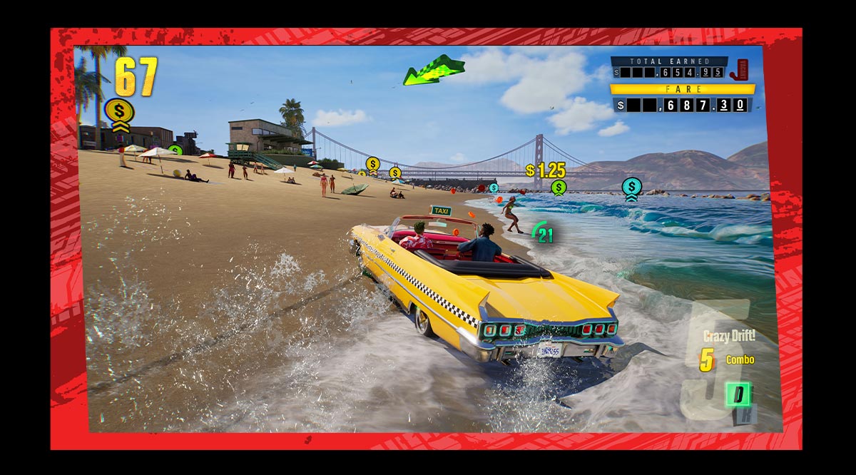 Crazy Taxi: Would Tour | in-game screenshot
