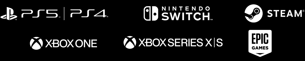 PS5 | PS4 | Nintendo Switch | Steam | XboxOne | Xbox series X S | Epic Games