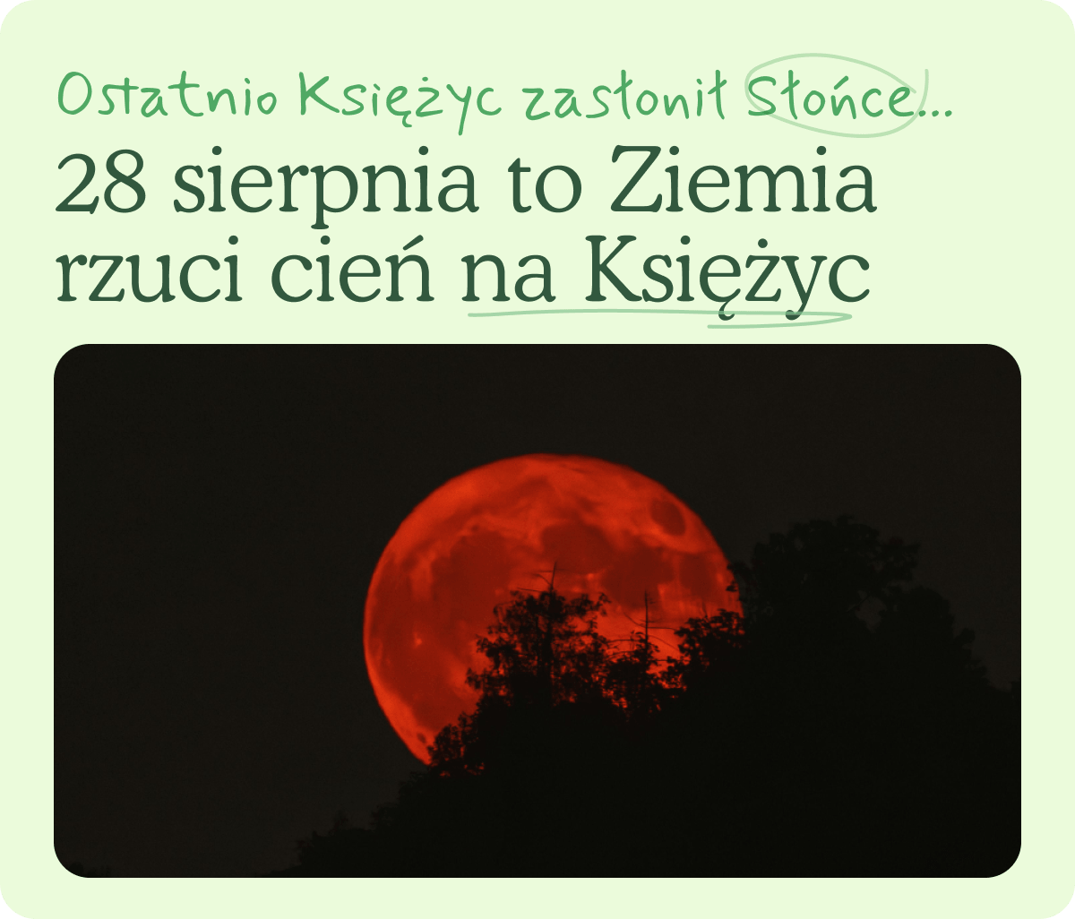 Pełnia i zaćmienie Księżyca