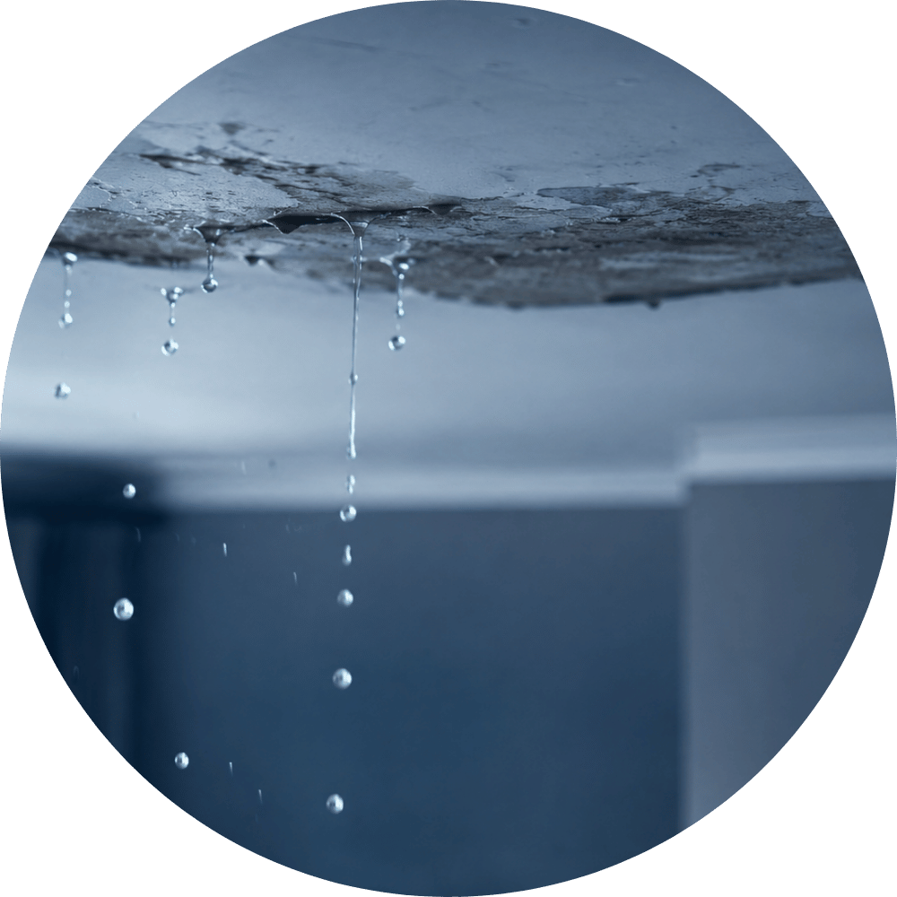 Roof leak
