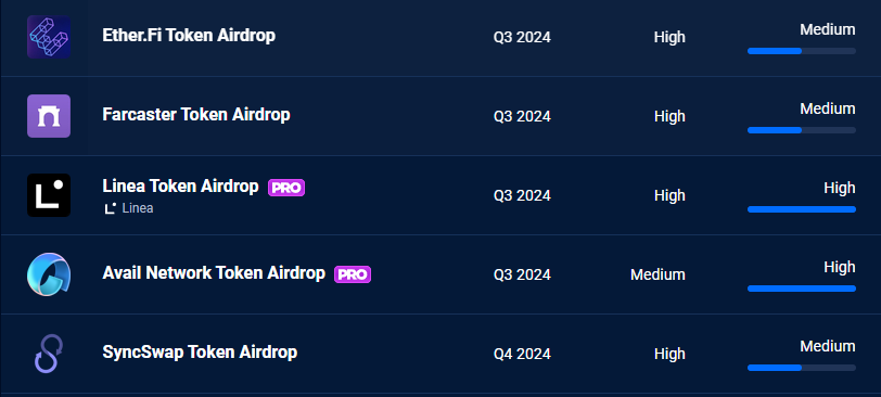 Hunt for airdrops with the Airdrops Explorer
