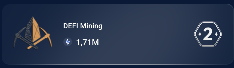 DeFi mining dapp