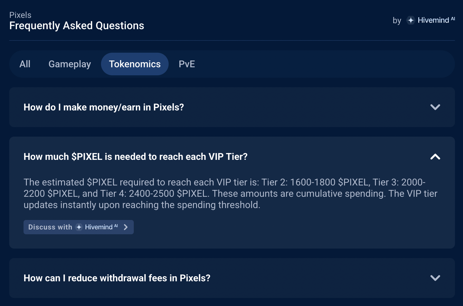 Hivemind FAQ