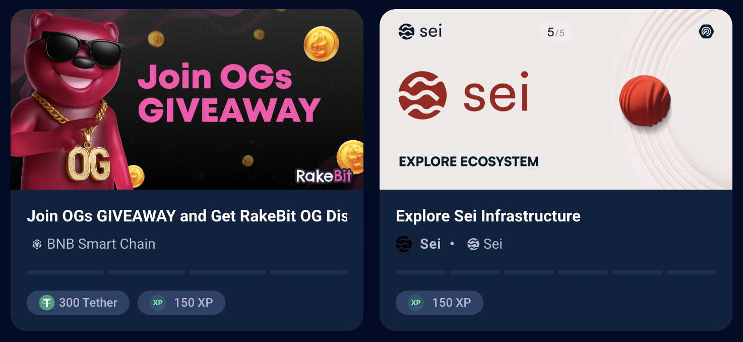 Quests on DappRadar