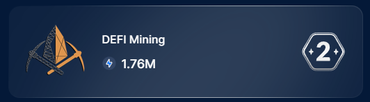 DeFi Mining page on DappRadar