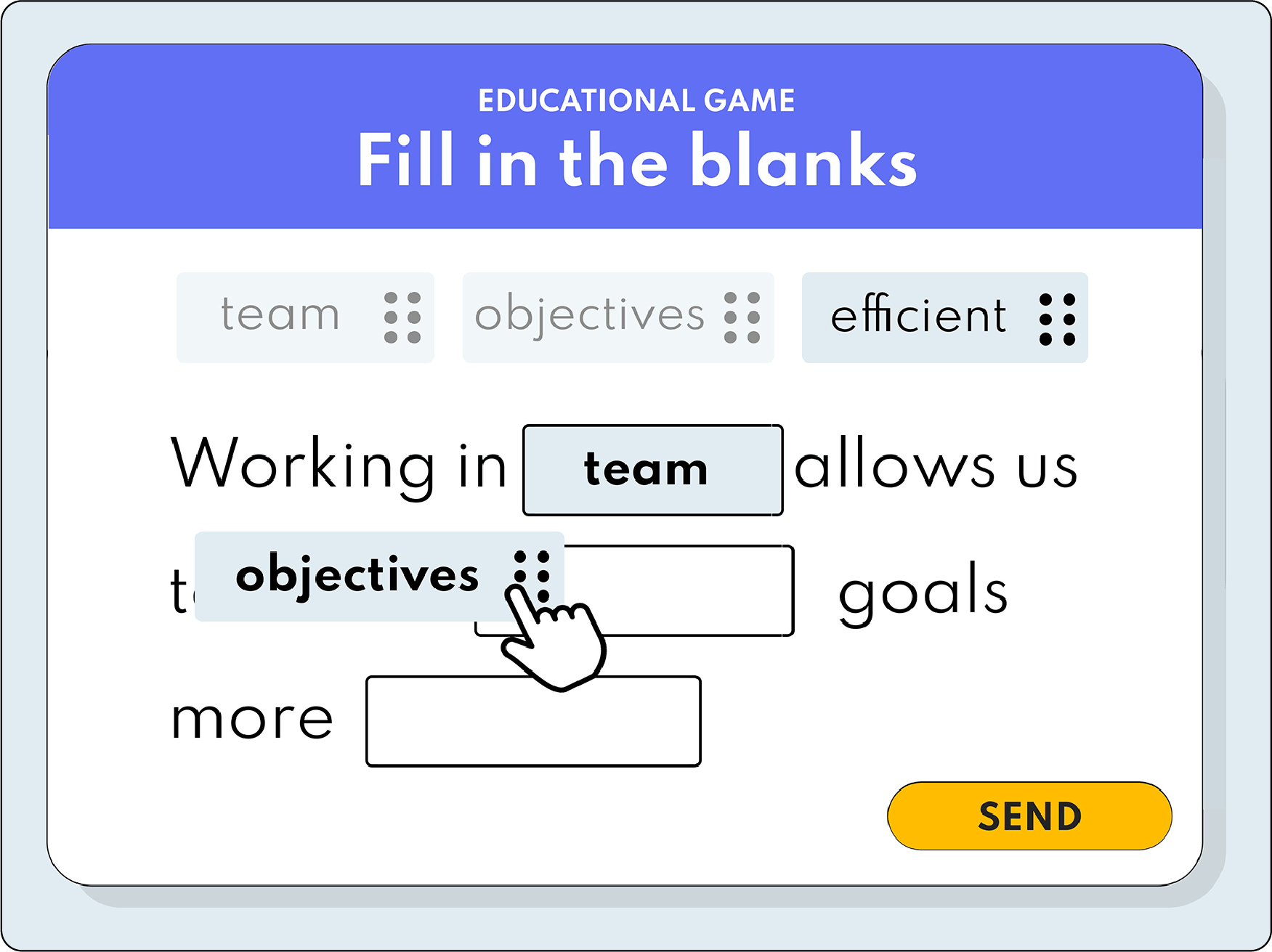 Completa os espaços