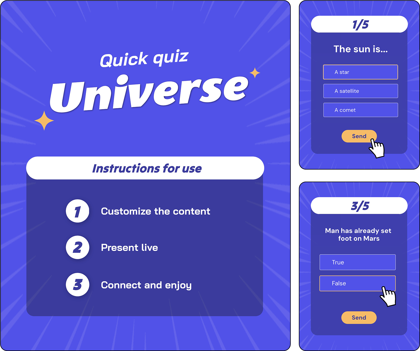 Quiz Rápido Universo