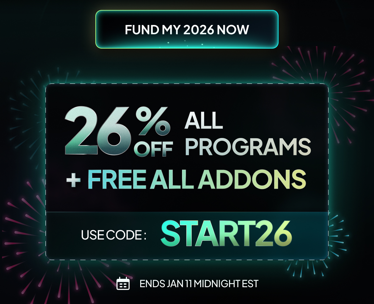 Secure your offer with code ‘START26’ before  your advantage ends this Sunday.