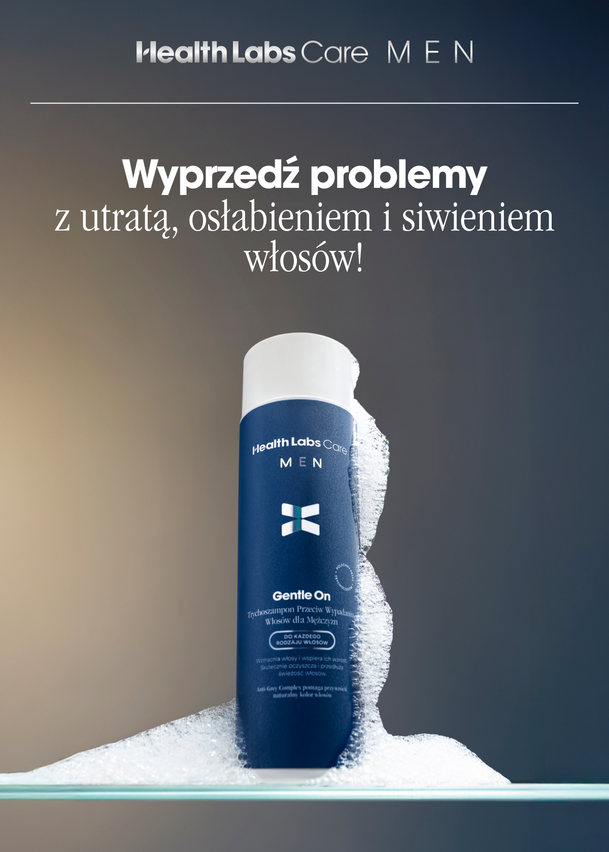 Wyprzedź problemy z utratą, osłabieniem i siwieniem włosów.