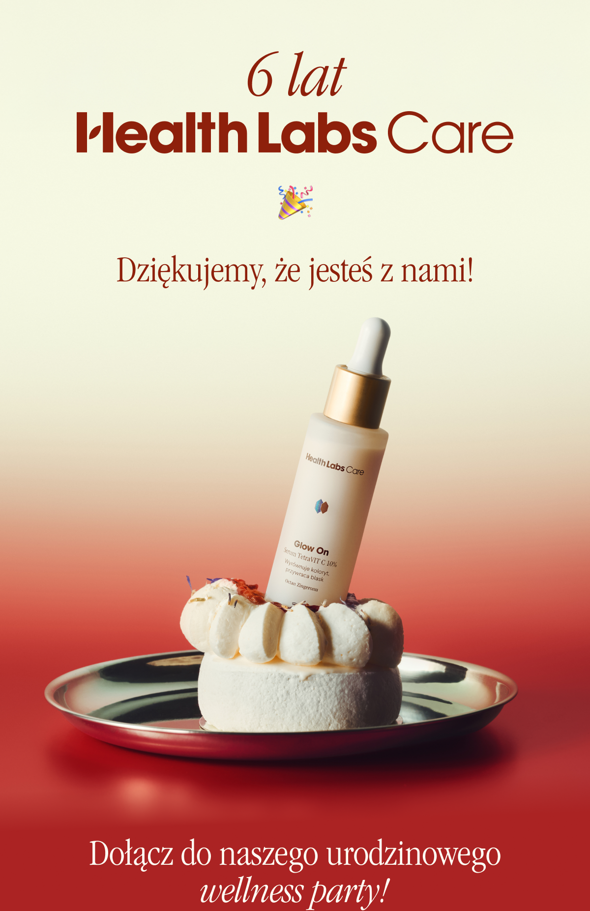 6 lat Health Labs Care. Dziękujemy, że jesteś z nami. Dołącz do naszego urodzinowego wellness party.