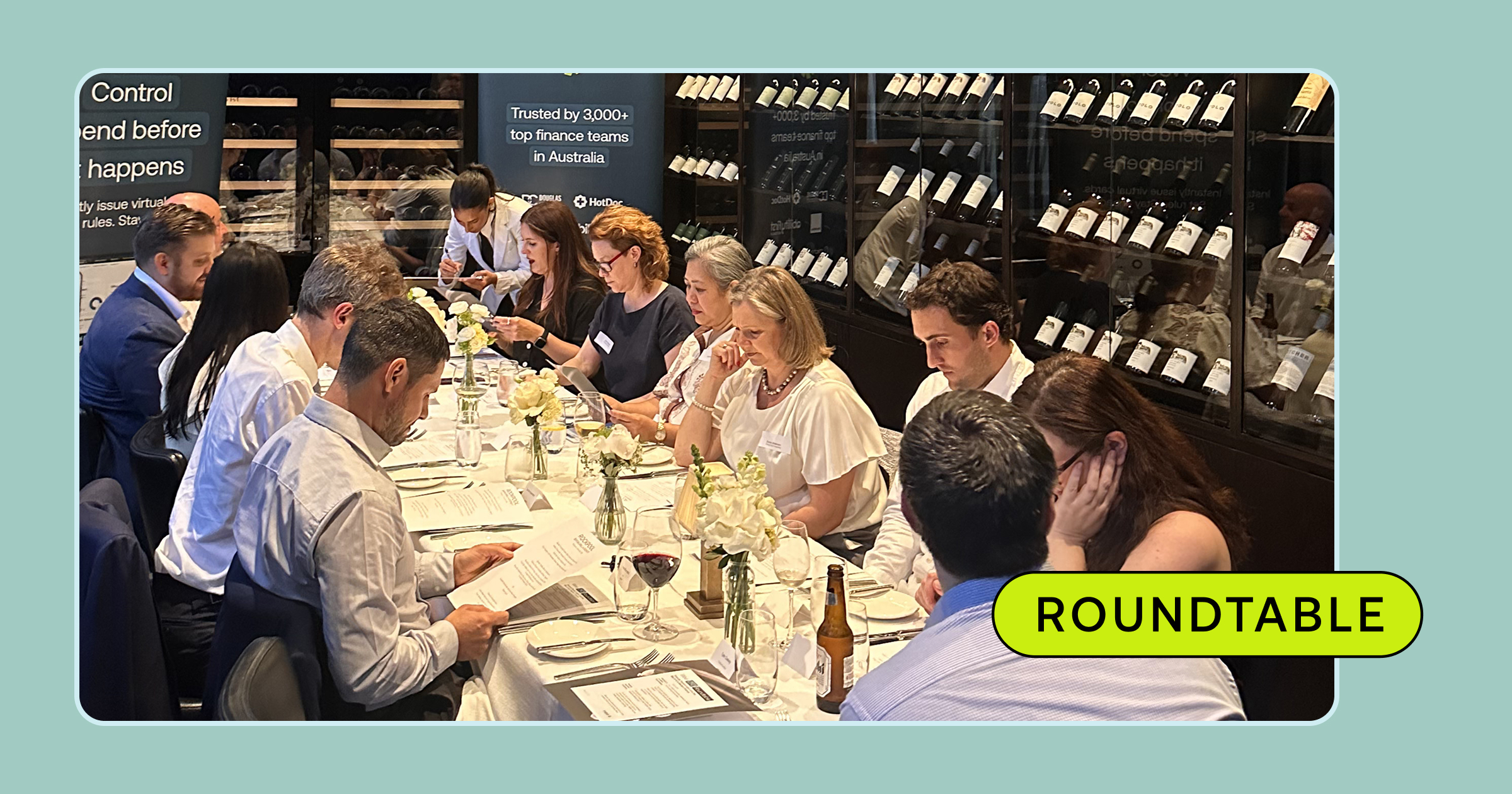 Layered illustration of invoice details sent for approval